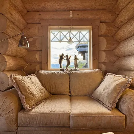 Unique Arctic Timber Cabin Skaidi Exterior photo