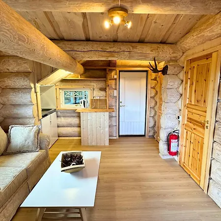 Unique Arctic Timber Cabin Skaidi Exterior photo